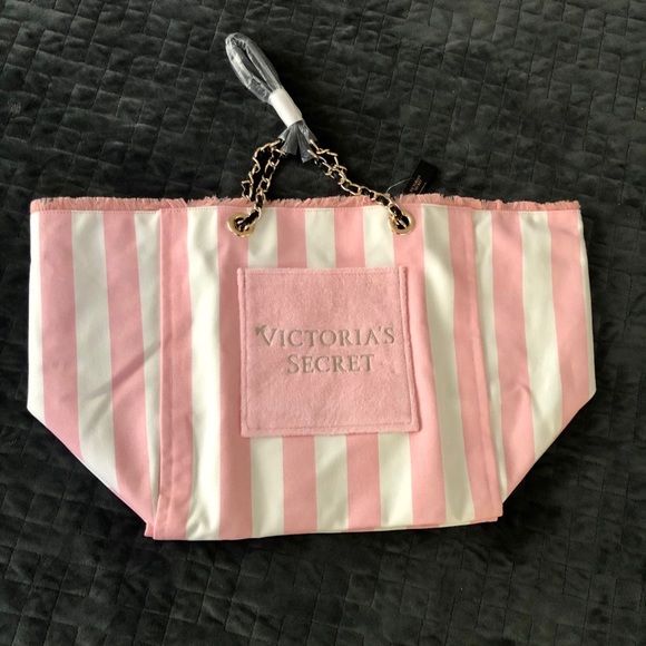 Victoria's Secret Bags New Victorias Secret Canvas Shoulder Tote Poshmark
